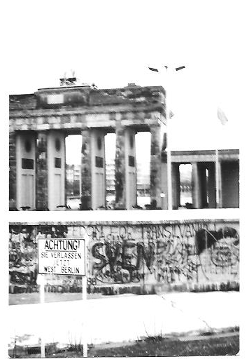 Berlin Zachodni, Mur 1989. Fot Paweł Kempa